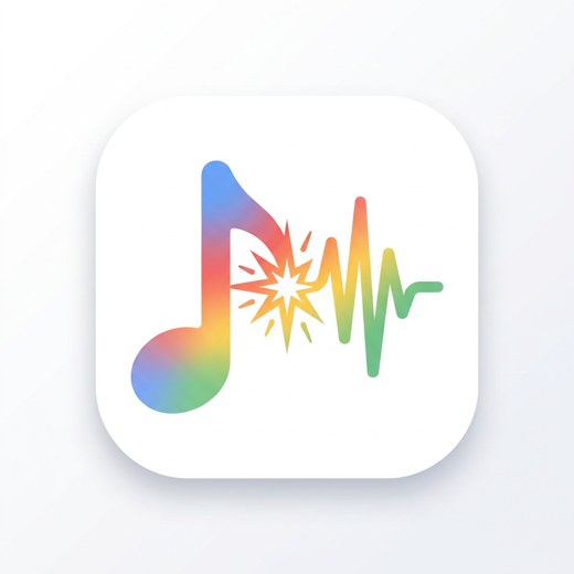 האייקון של Google Flow Music, יצירת מוזיקה ב-AI