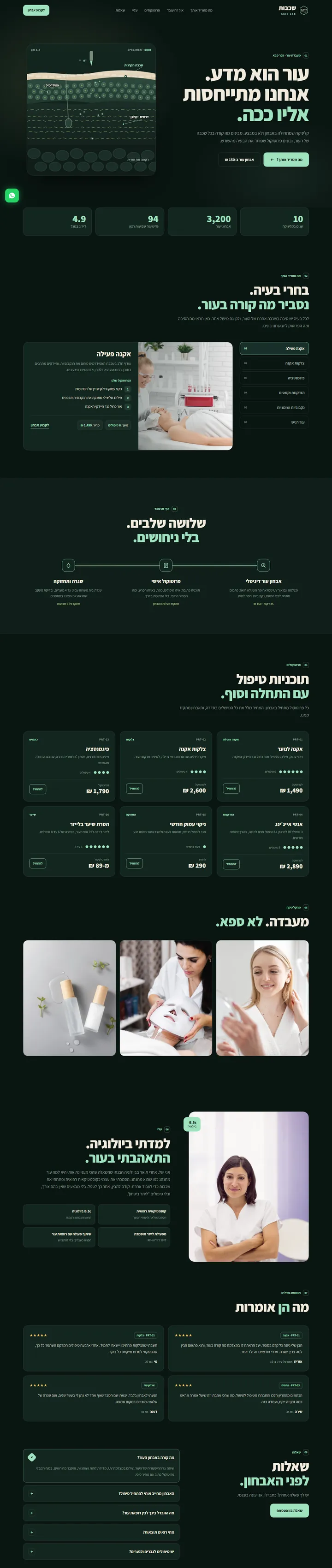 סקיצה לדוגמה של באלי דיגיטל לתחום קוסמטיקה: שכבות