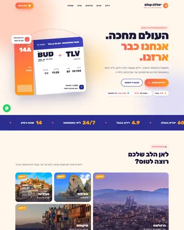 צילום מסך של הסקיצה יאללה עולם